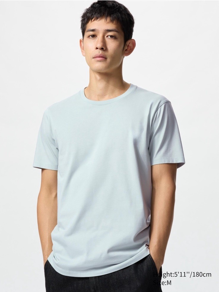 Uniqlo Supima Cotton T Shirt Light Green Size L