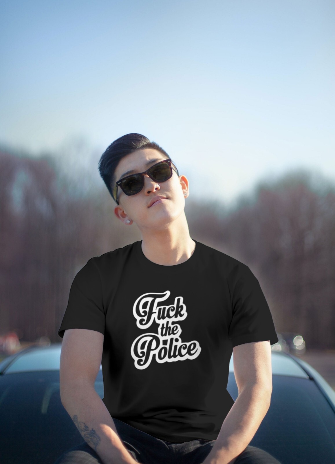 BLACK Mens Funny T-Shirts Sarcastic Novelty Joke T-Shirt Black Tee Shirt Top 4