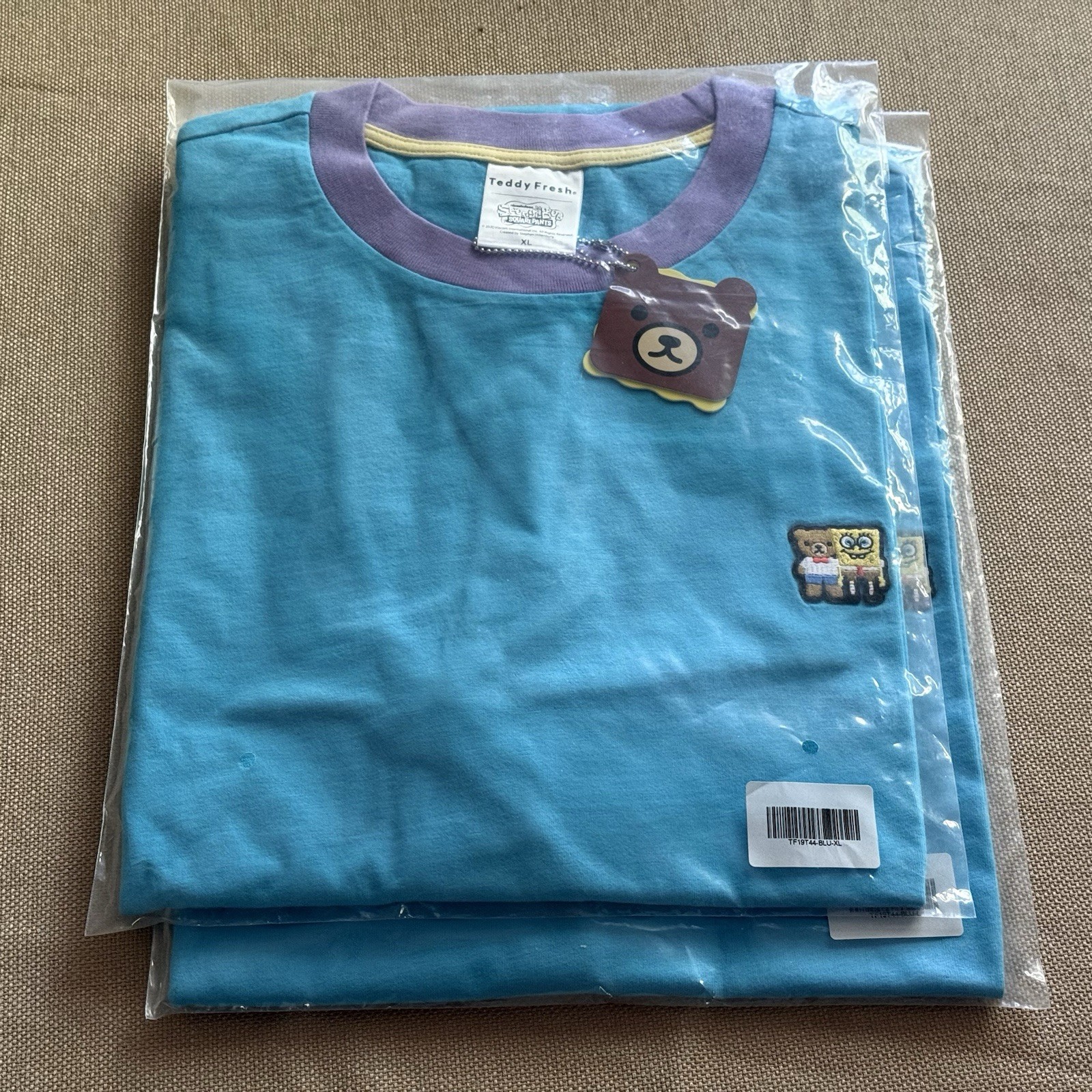 Teddy Fresh X SpongeBob Classic Patch T-Shirt NEW/NOS c.2020