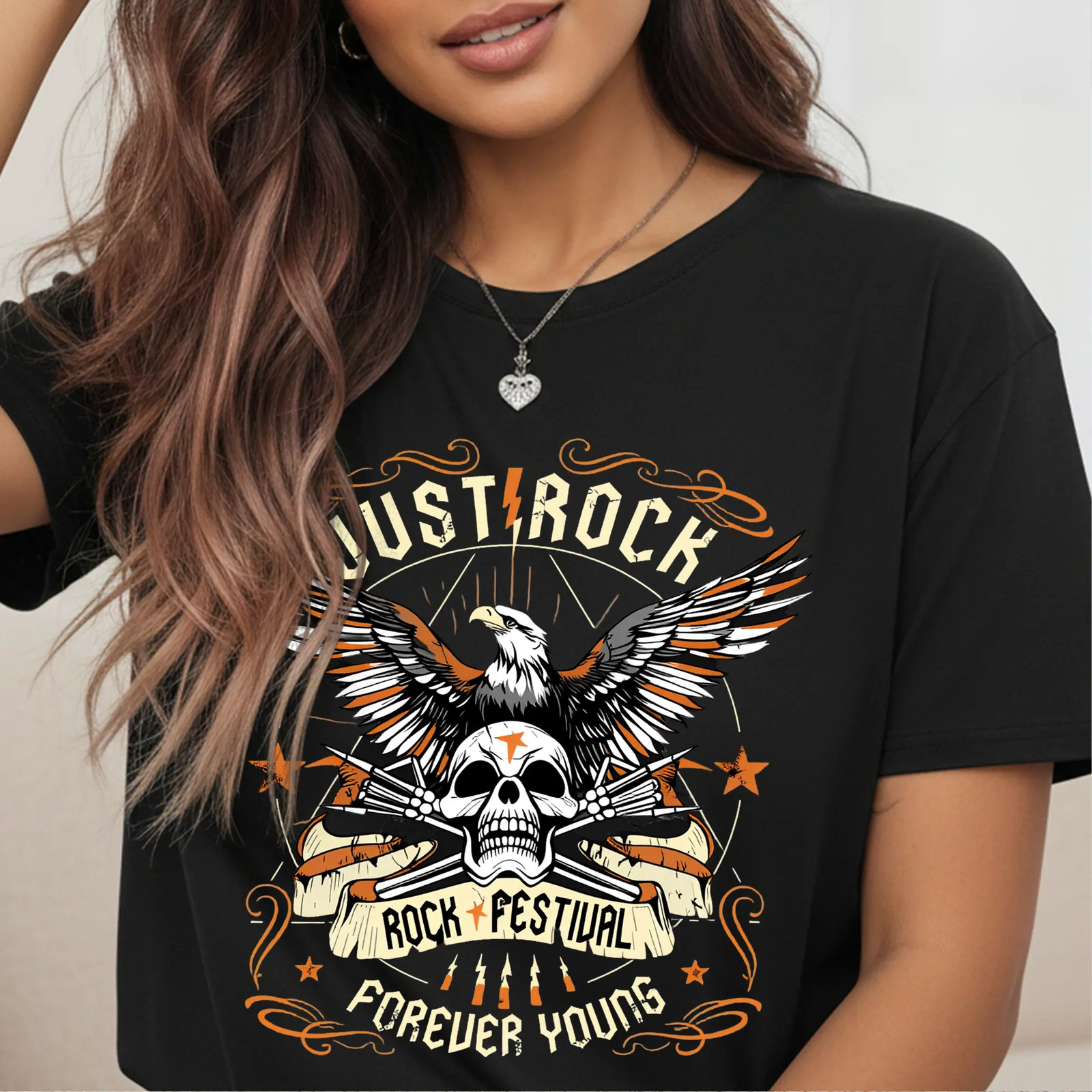 Letter Print Graphic T-Shirt Casual Streetwear Fashion Tee