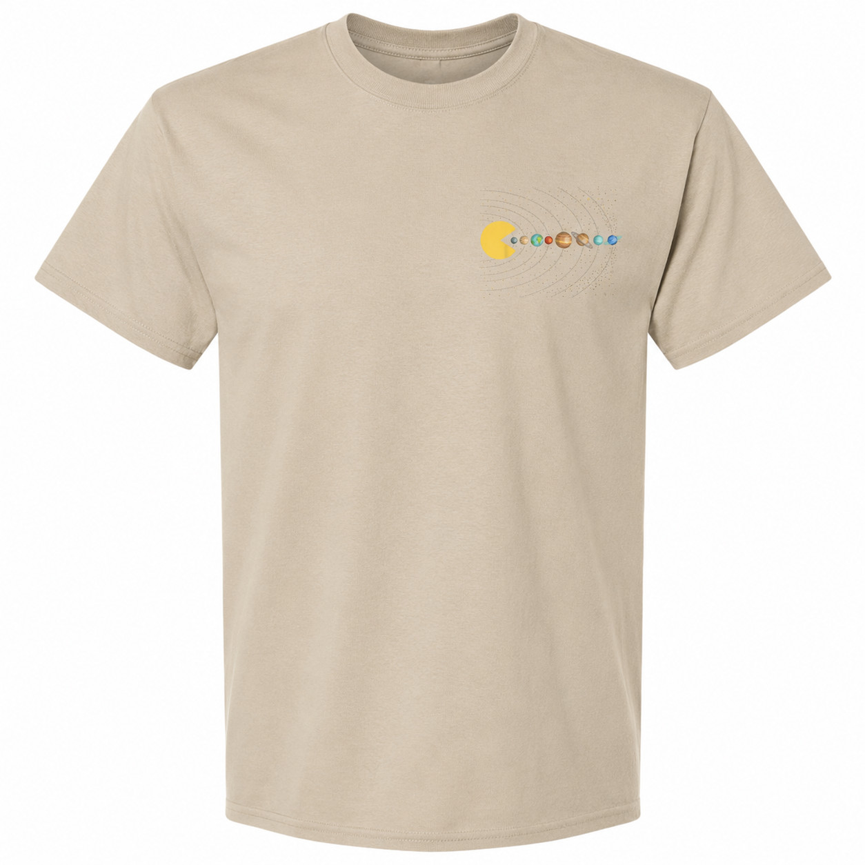 Solar System Astronomy T-Shirt Funny Space Gamer Graphic Tee Men’s S-5XL