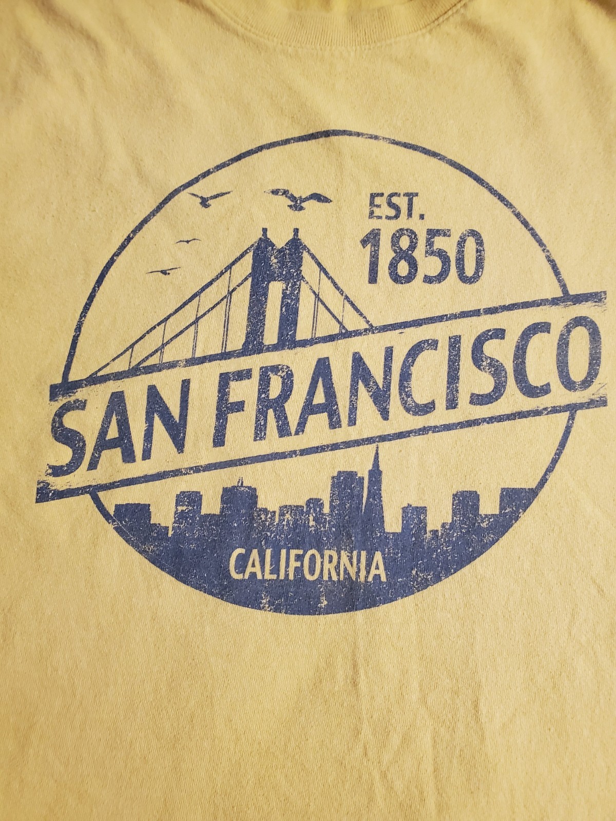 Port and company San Francisco California Men’s Large Short Sleeve T-Shirt. 1850