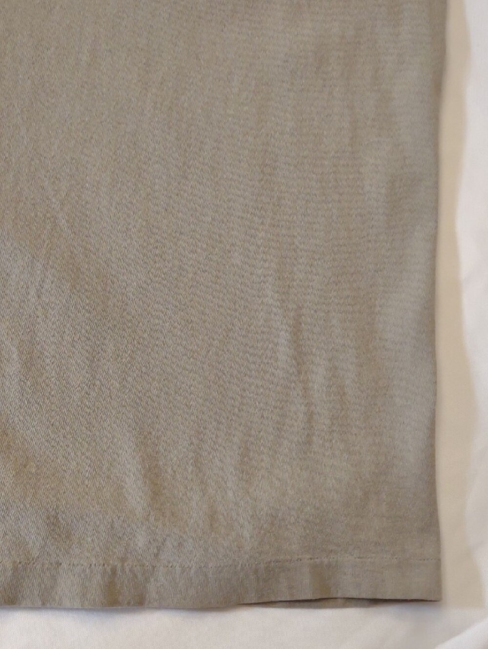 Vintage Quiksilver Khaki Short-Sleeve Tee w/ Sm. Logo Front / Lg. Logo Back – XL