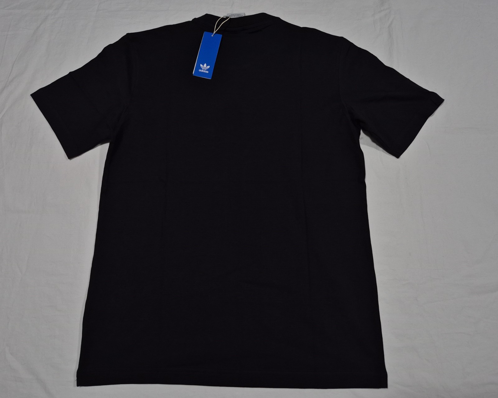 Adidas Classic Cotton Originals Men’s T-Shirt Trefoil Logo Black-White IU2364