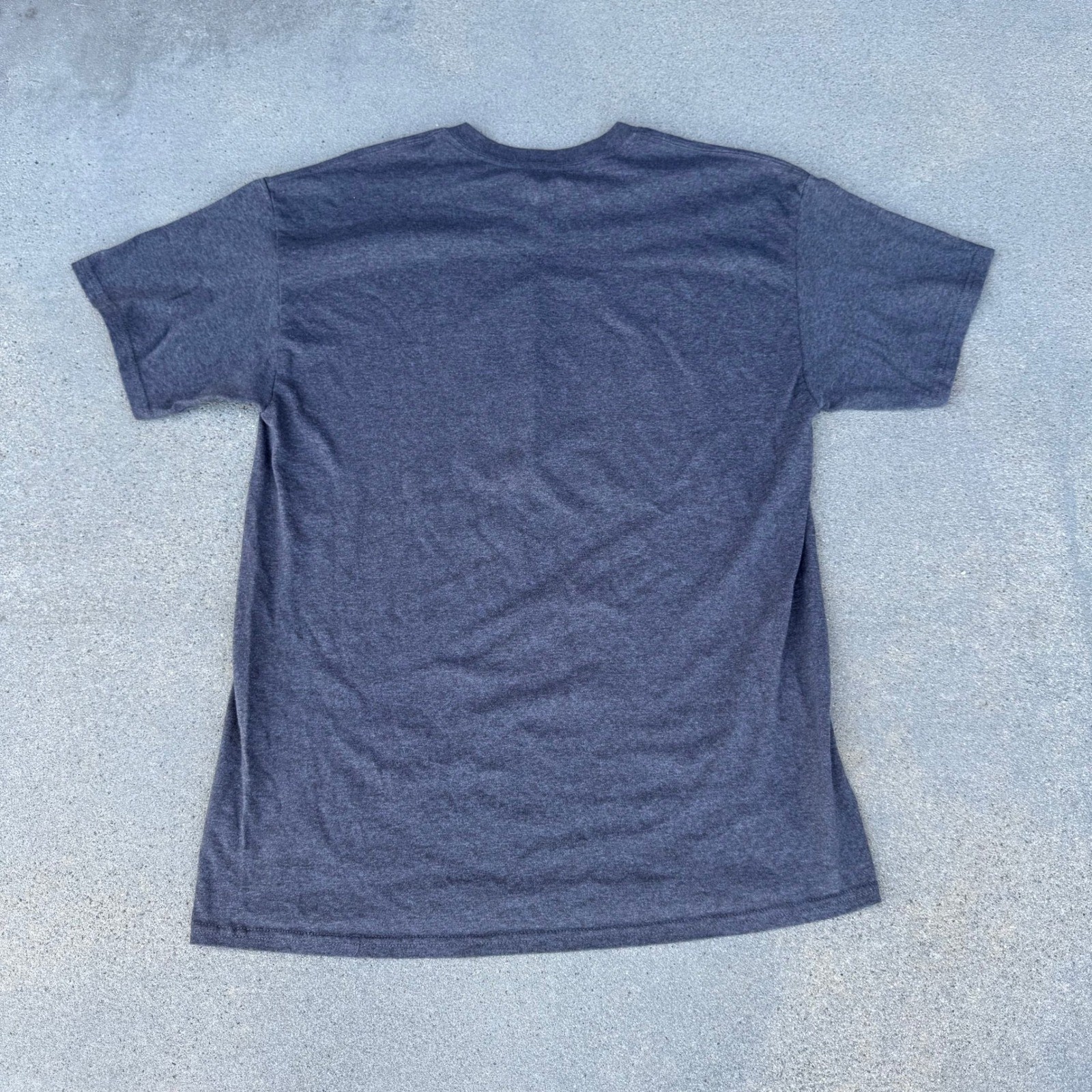 NFL Team Apparel Los Angeles Rams Mens T-Shirt Large Gray Heather Graphic Tee