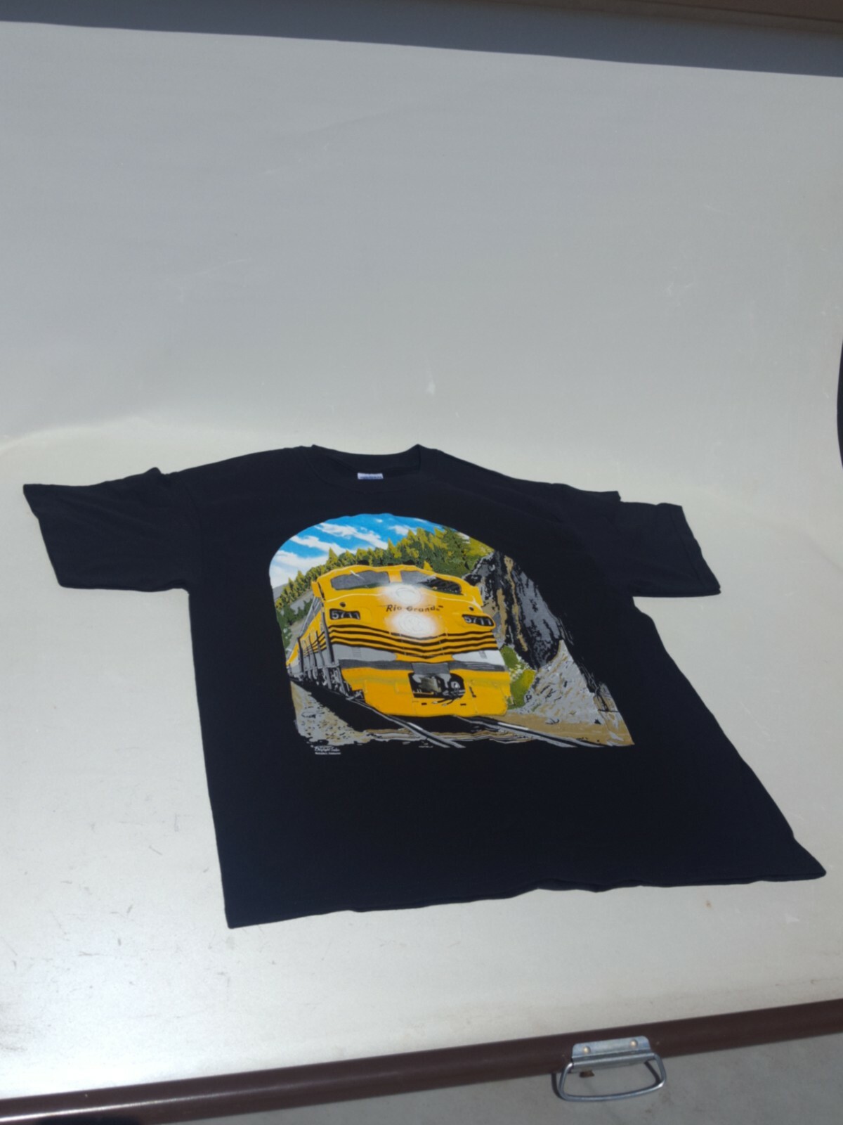 Vtg Train T Shirt. Rio Grande 5711. Daylight Sales.