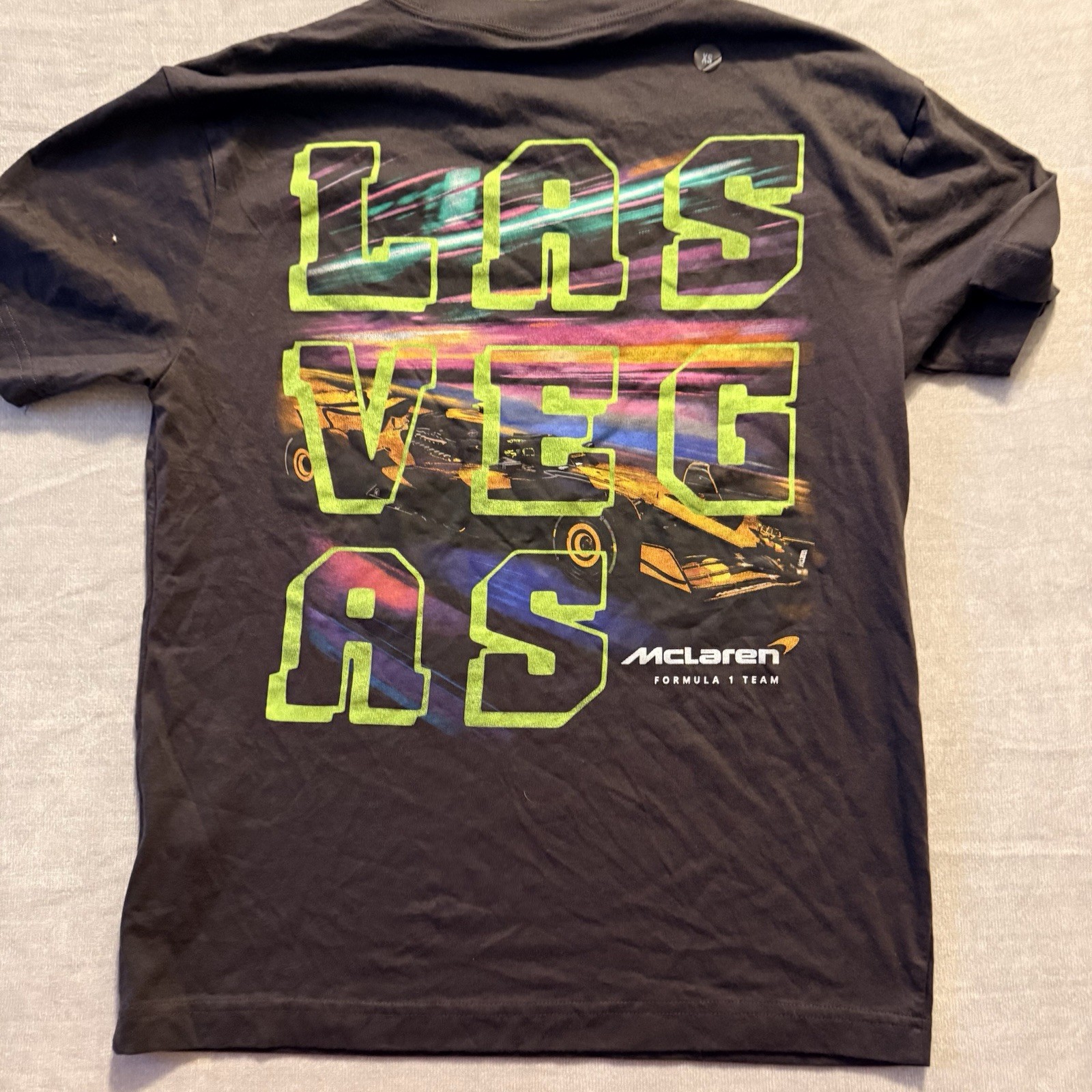 McLaren Formula 1 Team Shirt Hollister XS Las Vegas Graphic Tee F1 Racing NWT