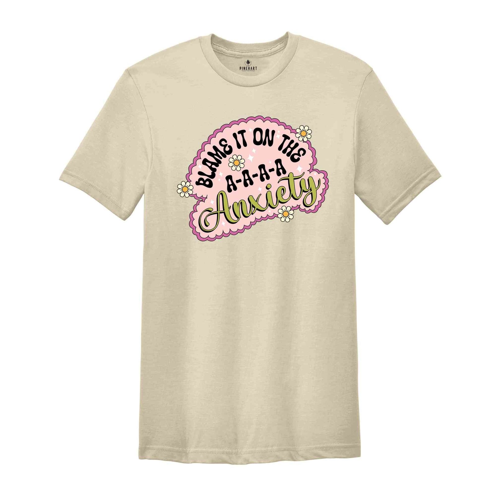 Blame It On The Anxiety Shirt, Inspirational Shirt, Mental Health Shirt, Retro S