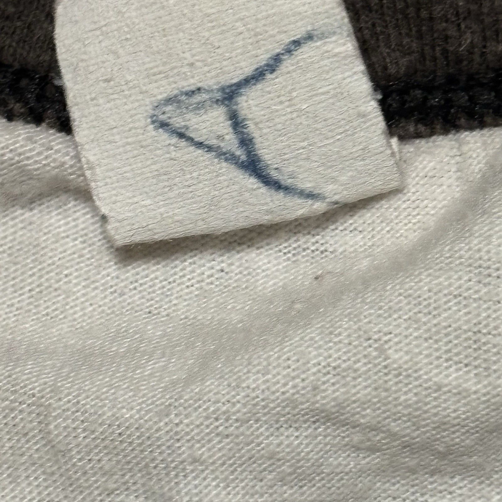 Vintage 80s Made In USA CF Band Ringer T Shirt Size L White Single Stitch Tiger