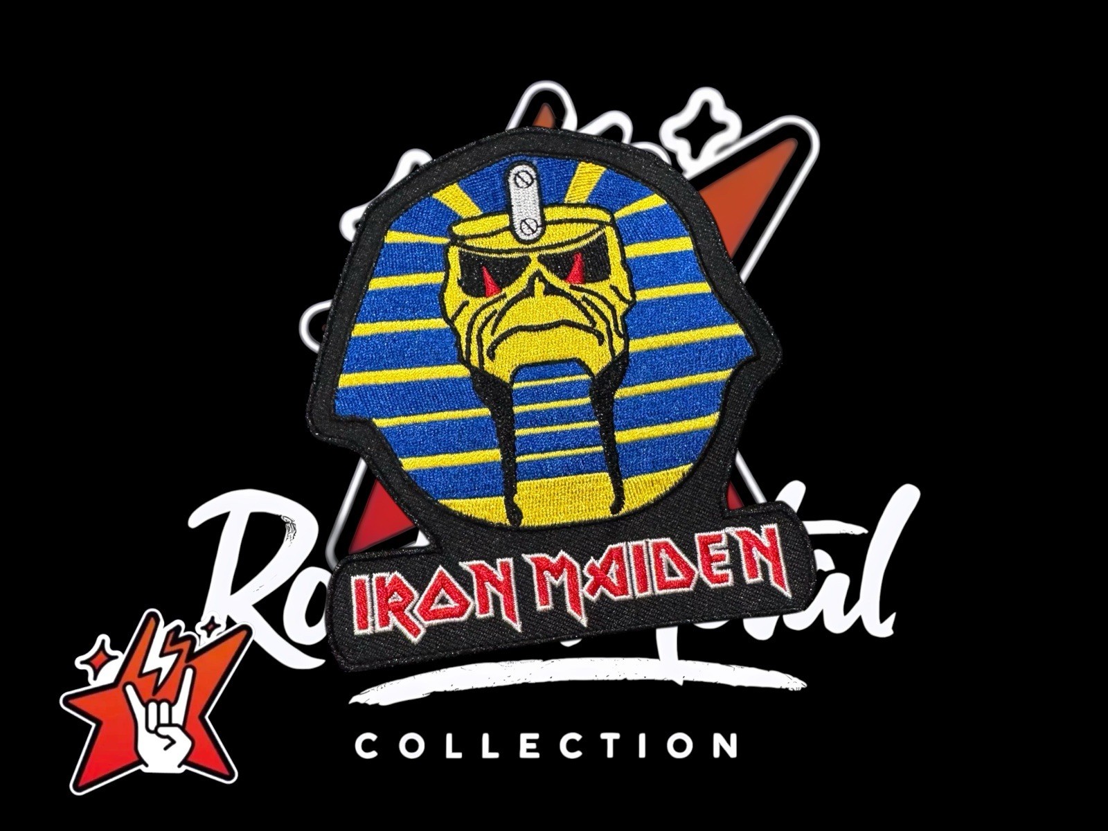 Iron Maiden Exclusiv Woven Patch Singles Cover Album & More Judas Priest Saxon