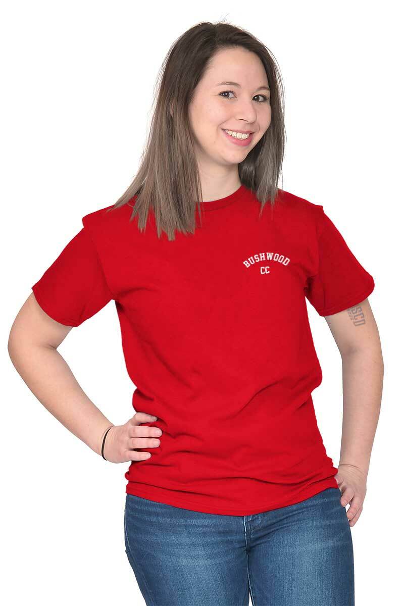 Bushwood CC Funny Golf Caddy Eighties Movie Womens or Mens Crewneck T Shirt Tee