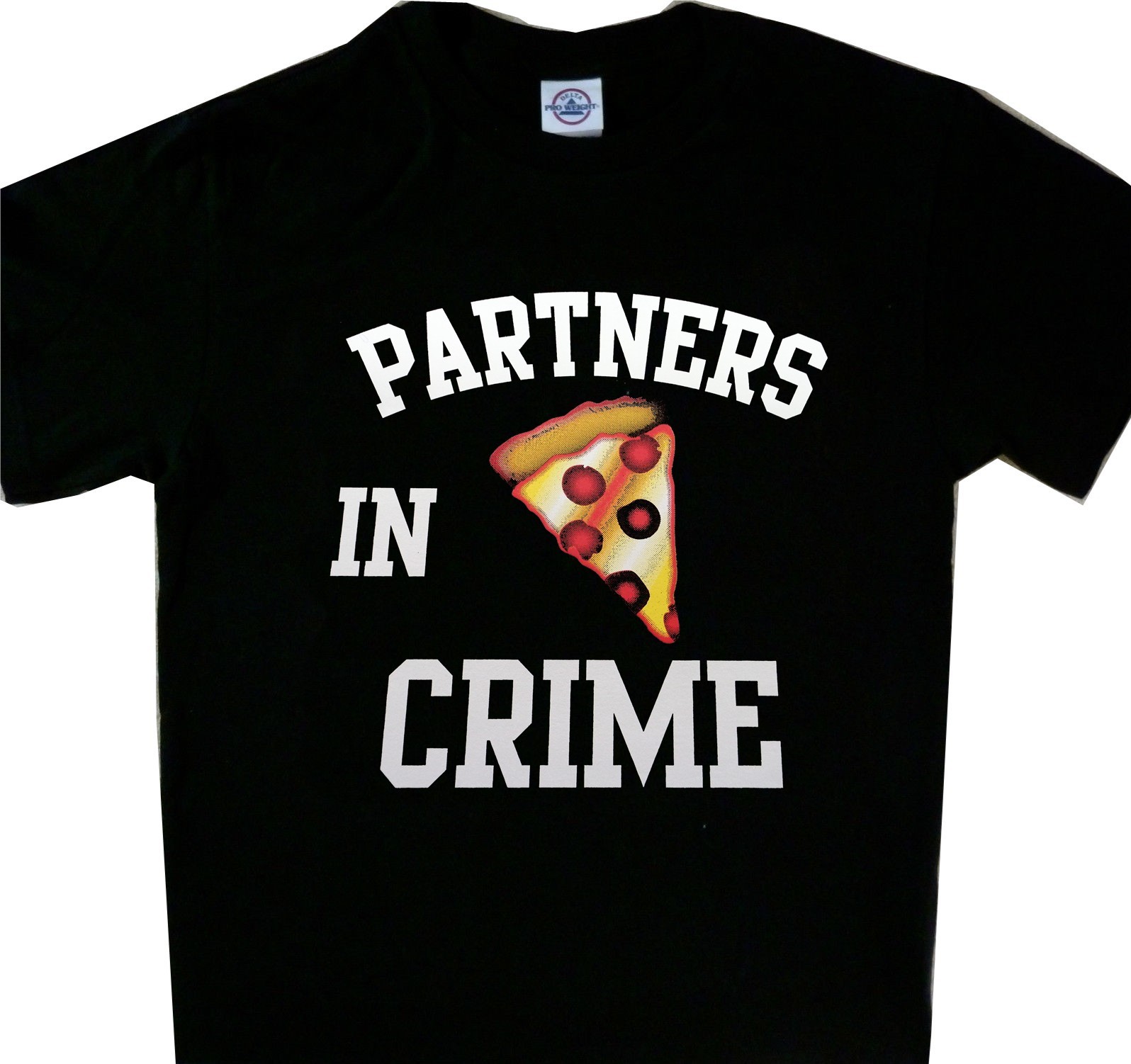 Partners in Crime Pizza Tee Couple Package Set of 2 T’shirts