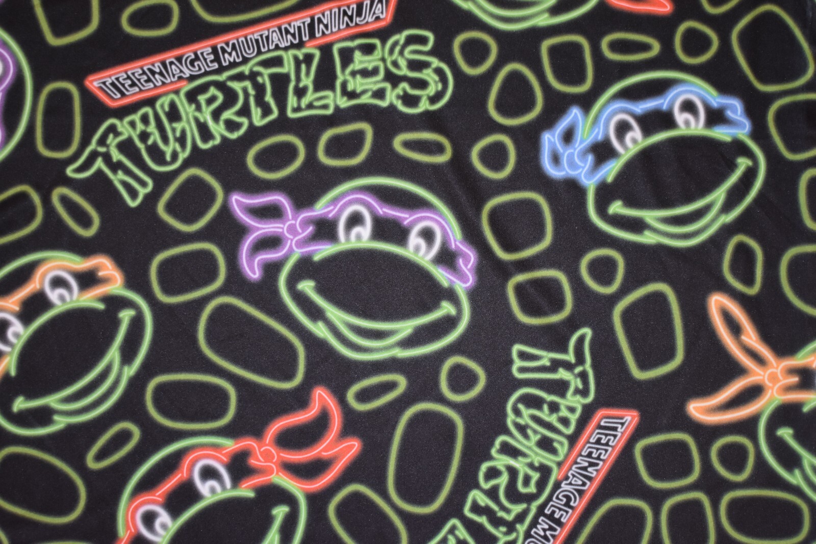 Teenage Mutant Ninja Turtles Mens All Over Print AOP Shirt New S, 2XL