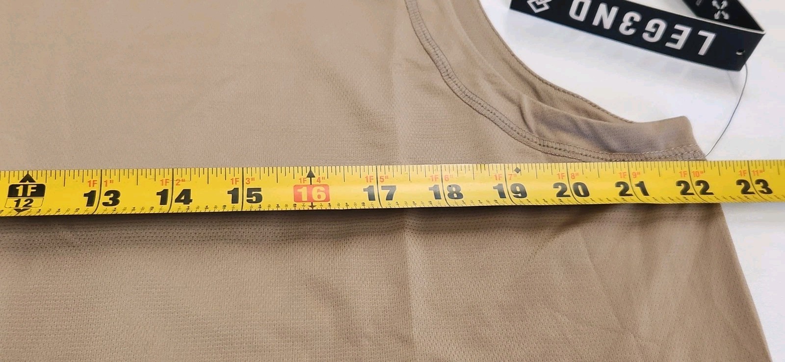 Become Legend Sleeveless Mens Shirt*Large*Brown (Gravel)*Polyester/Spandex. NWT