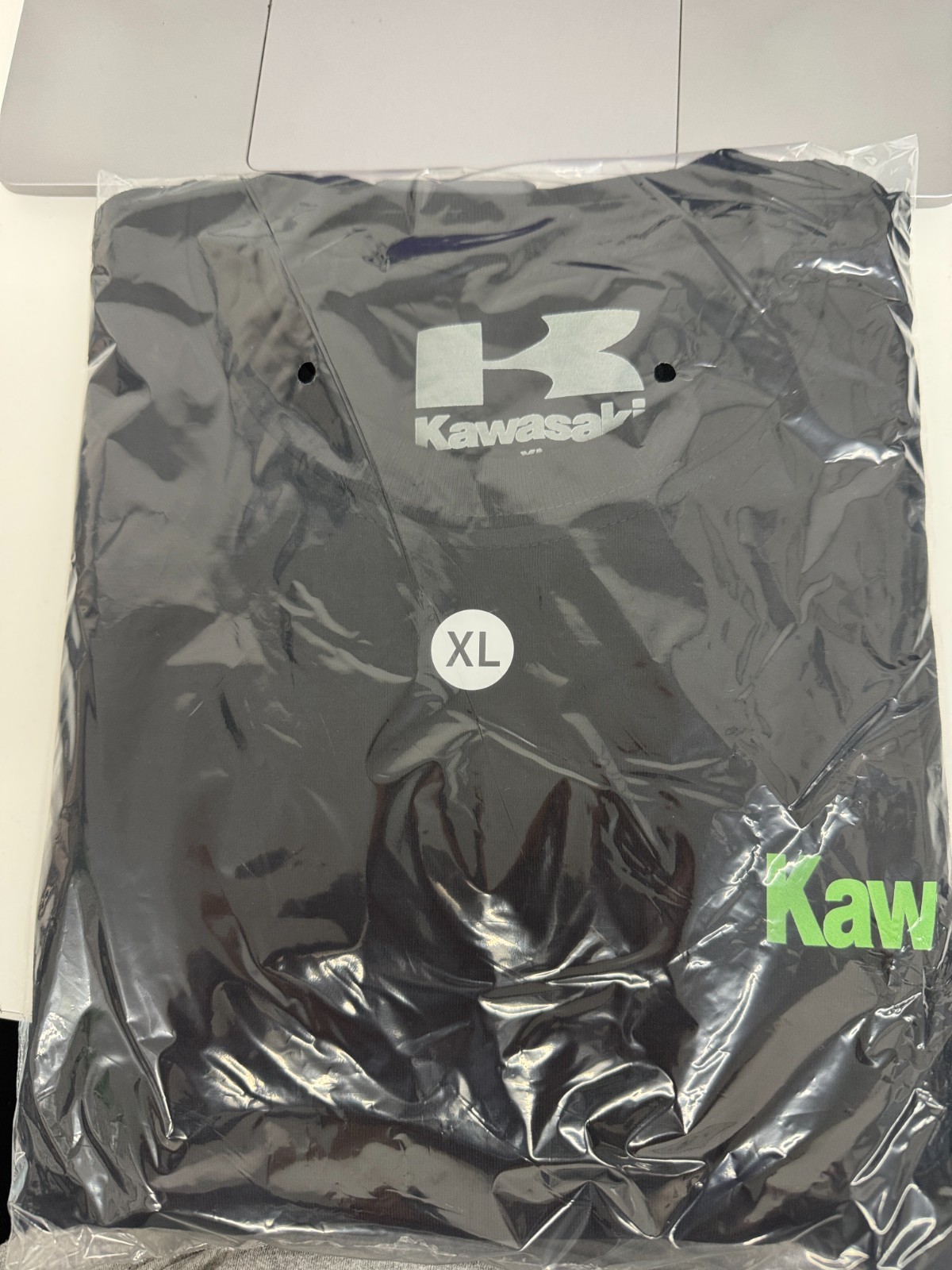 KAWASAKI MOTORCYCLE GRAPHIC T SHIRT BLACK