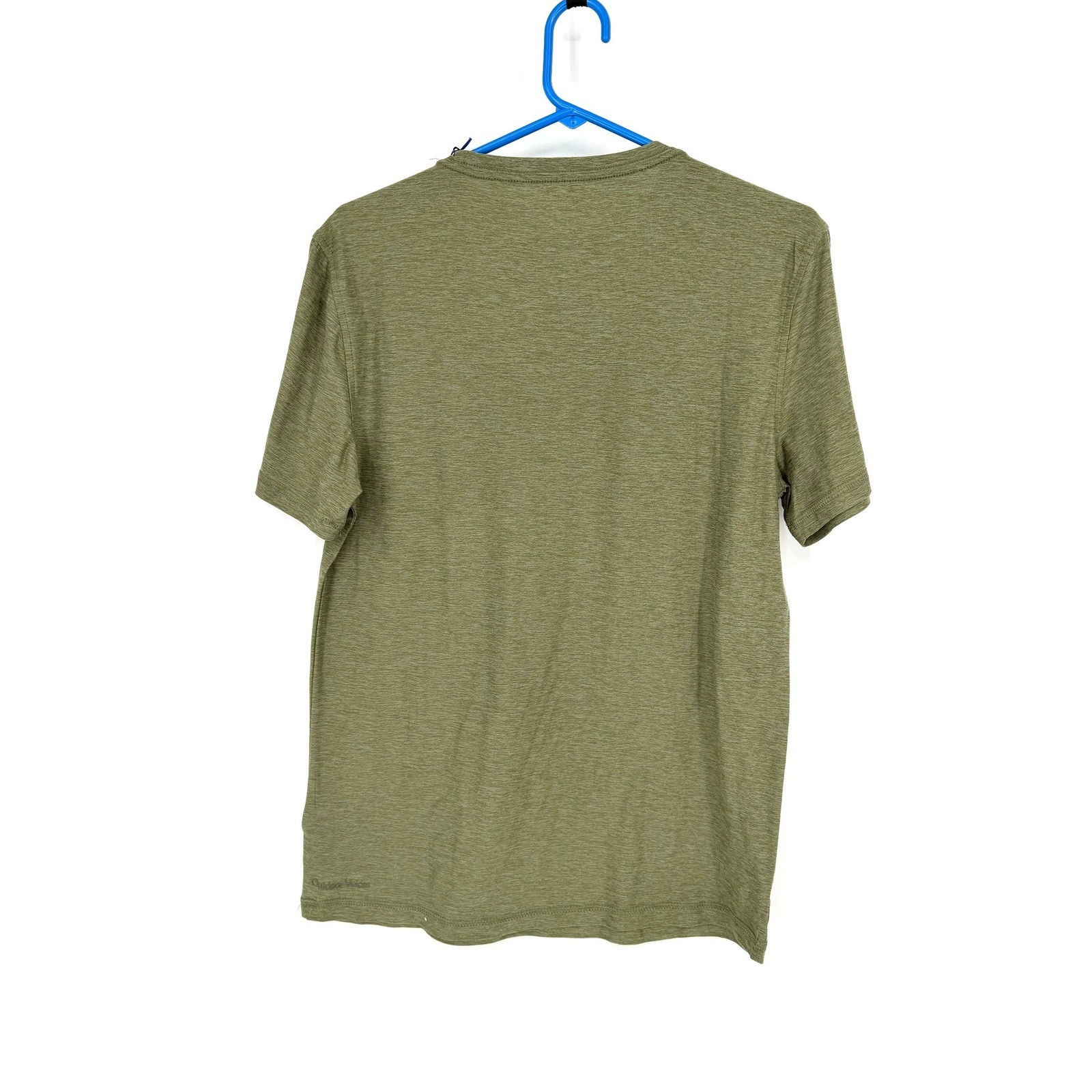 NEW Outdoor Voices Mens CloudKnit Tee Deep Lichen Green Heather OV61101 Small