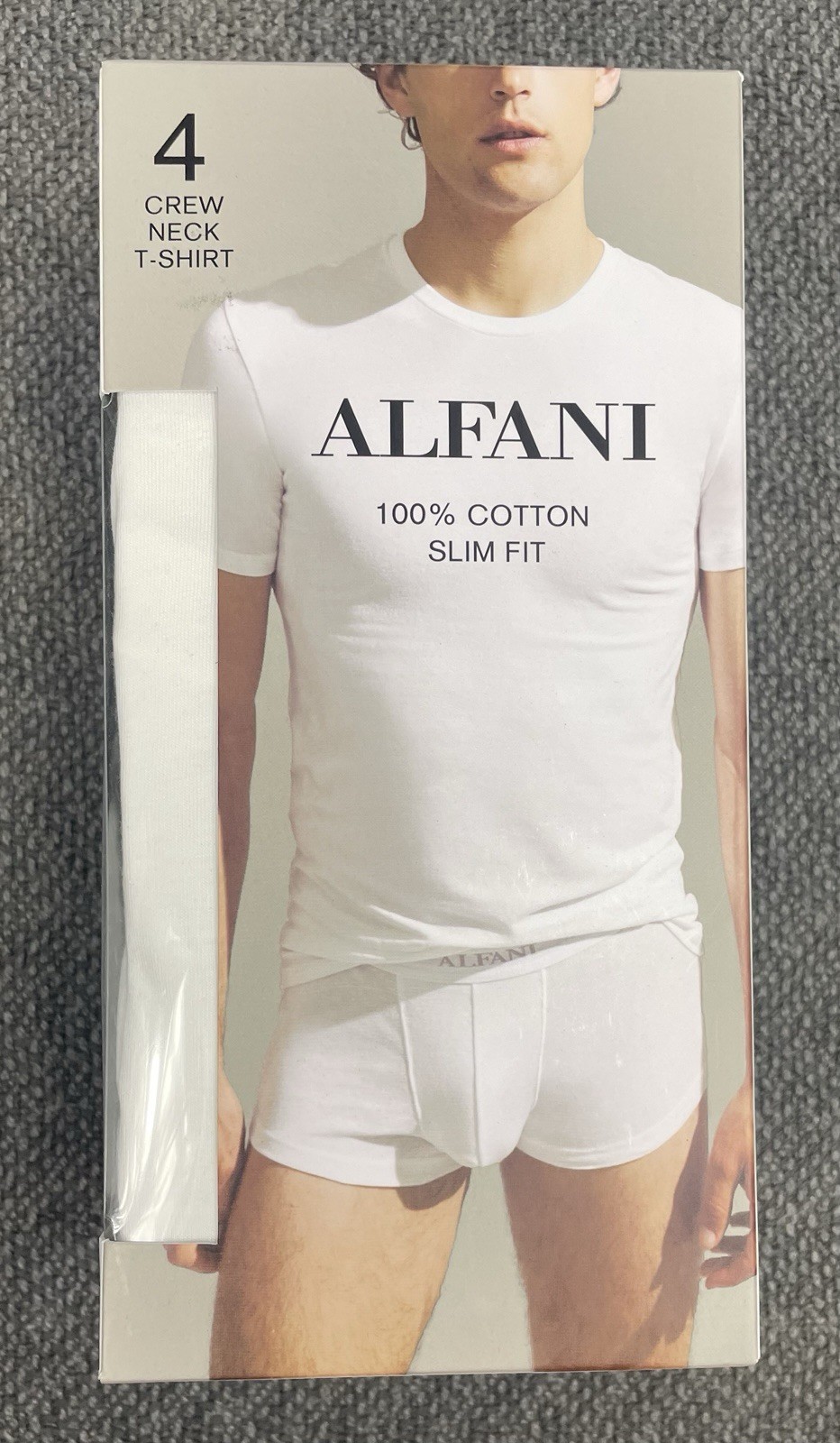 ALFANI Lot of 4 Men’s XXL 4-Pack Slim-Fit Solid Cotton Undershirts 16 Total NWT