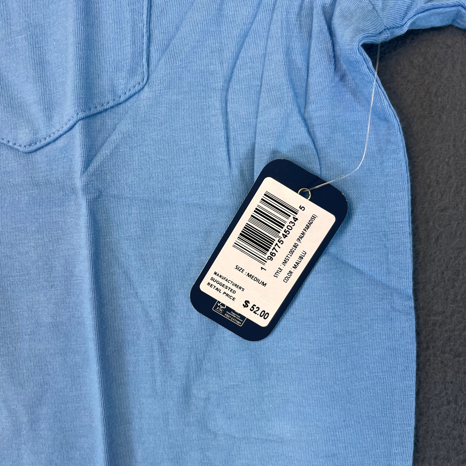 johnnie-O Palm Paradise Graphic SS Shirt Malibu Blue M L XL 2XL Modal Surf NWT |