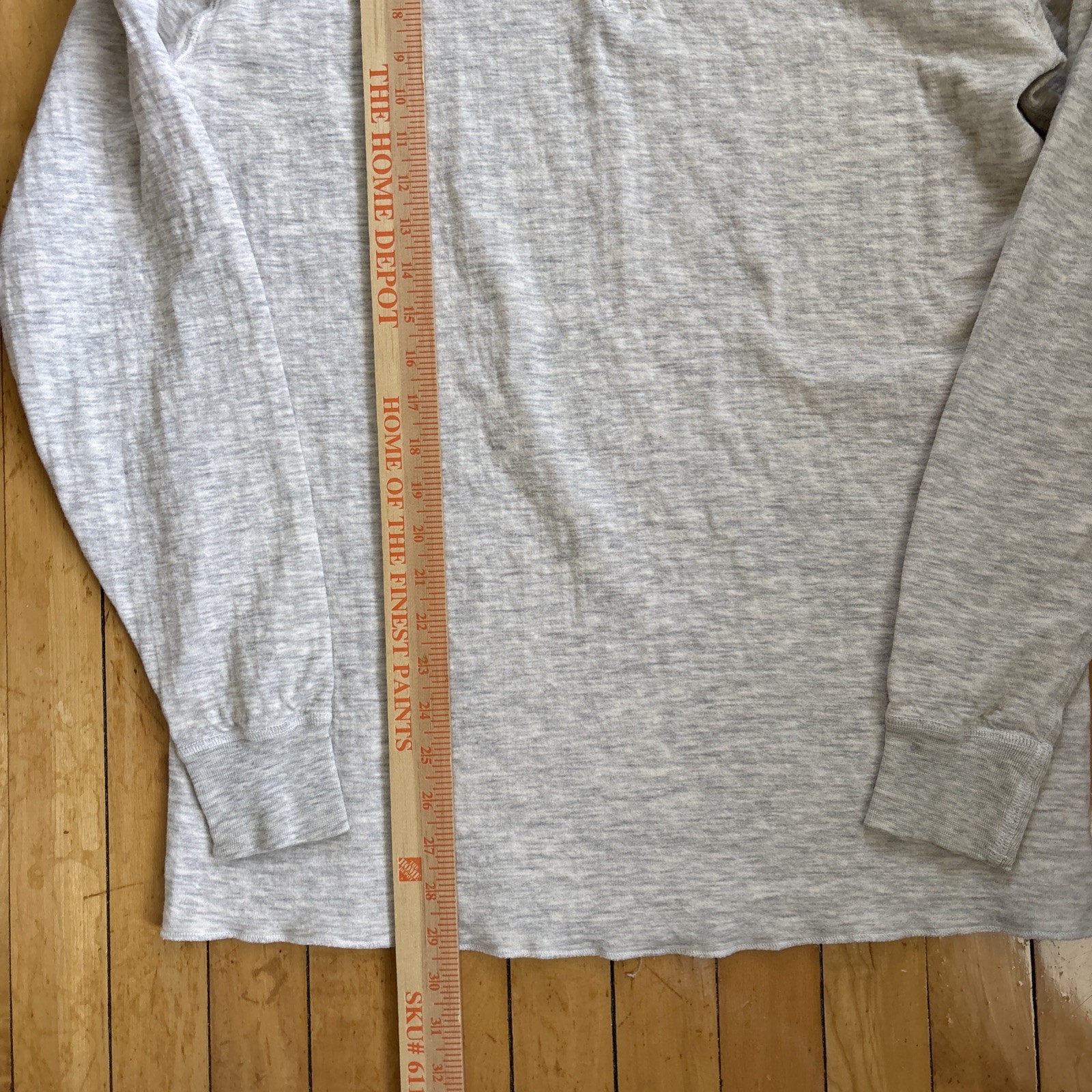 VTG L.L. Bean River Drivers Shirt Mens Medium Tall Two Layer Henley Wool USA