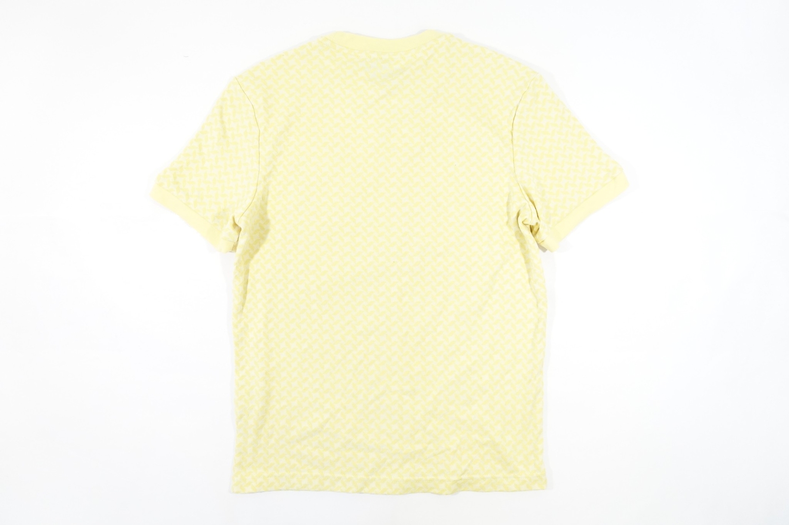 ALFANI GEO TEXTURED YELLOW XL SOFT PATTERN TEE TSHIRT MENS NWT NEW
