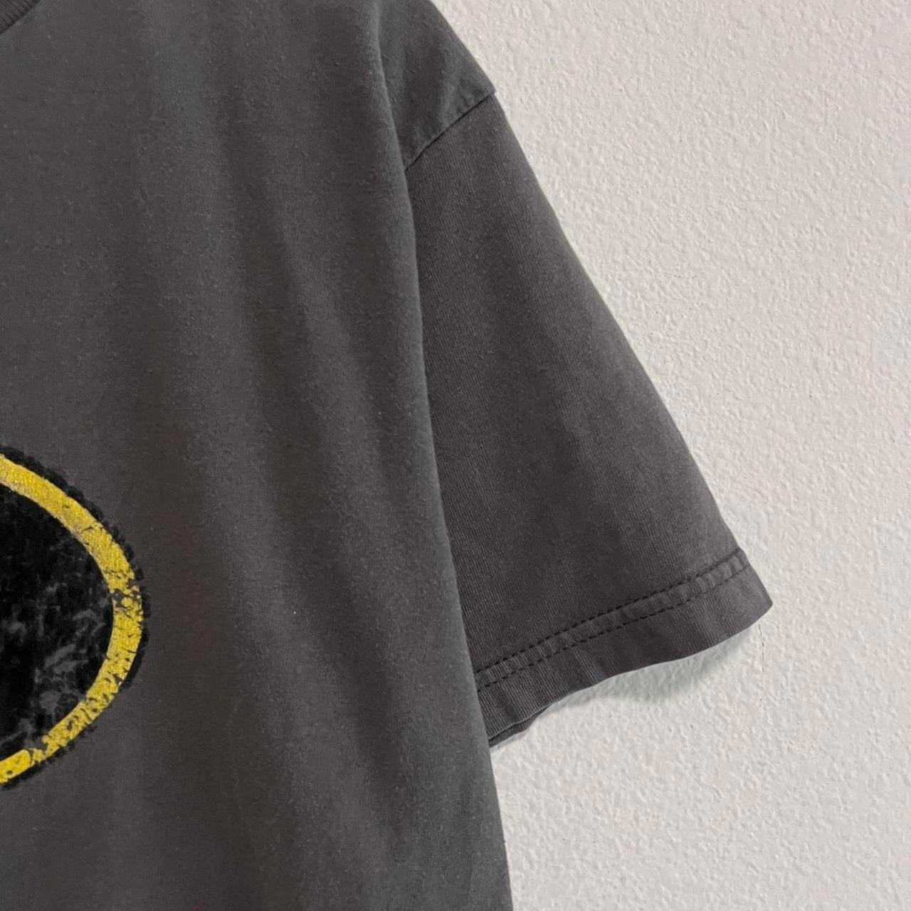 Vintage Batman Logo Distressed Cartoon Comic Promo T Shirt Chopped Size Medium