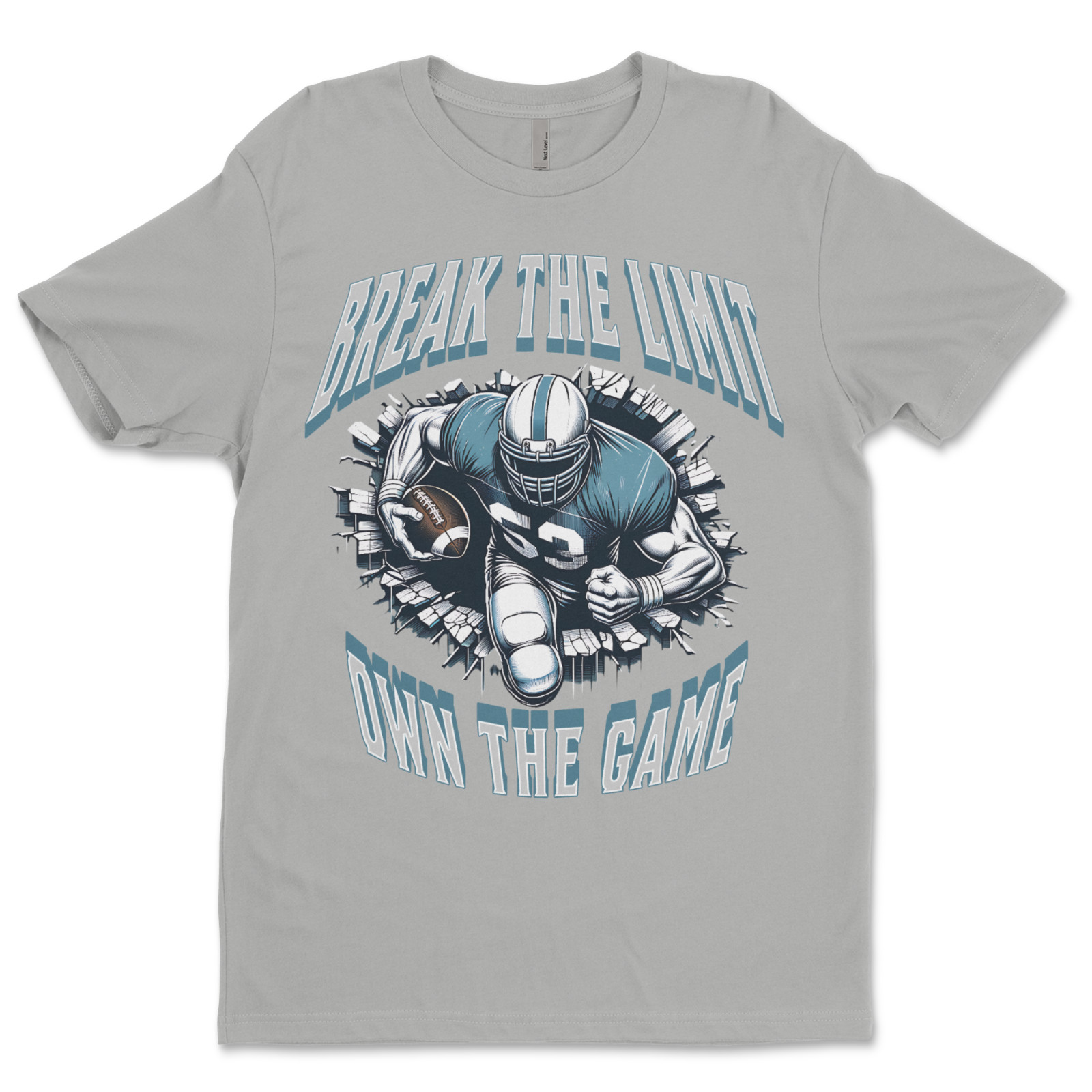 Custom T-Shirt break the limit Dtf Print On Next Level T-Shirt unisexSoft Cotton