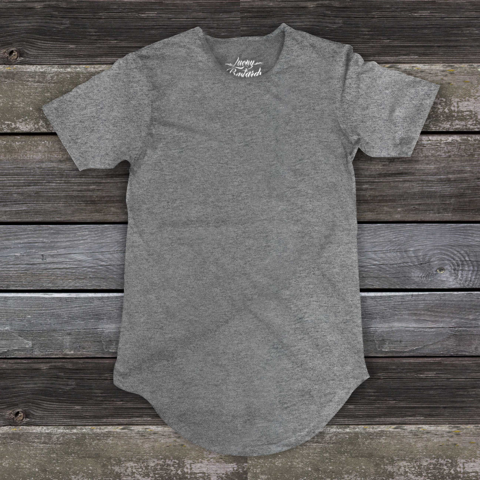 LUCKY BASTARDS CONTEMPORARY LONG MODERN T SHIRT 3 COMBO EXTENDED ELONGATED SCOOP