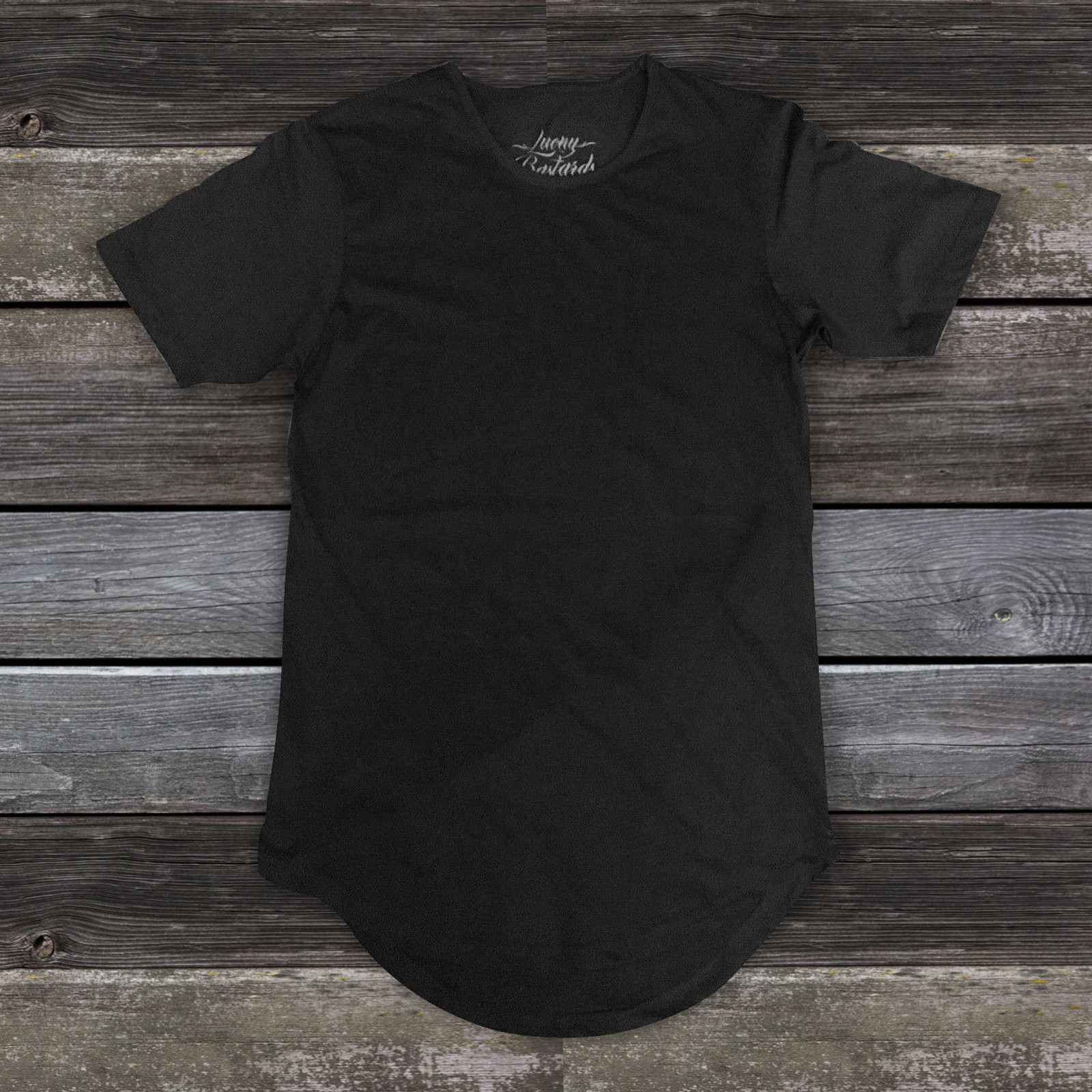 LUCKY BASTARDS CONTEMPORARY LONG MODERN T SHIRT 3 COMBO EXTENDED ELONGATED SCOOP