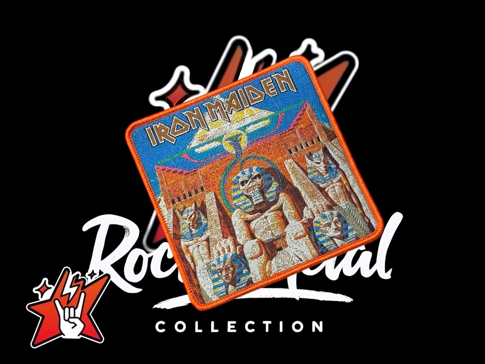 Iron Maiden Exclusiv Woven Patch Cover Album Metallica Judas Priest Saxon Dio