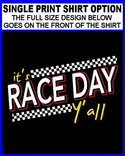 It’s RACE DAY Y’ALL Stock Car Drag Indy Car Oval Track Vintage Racing Tank Top