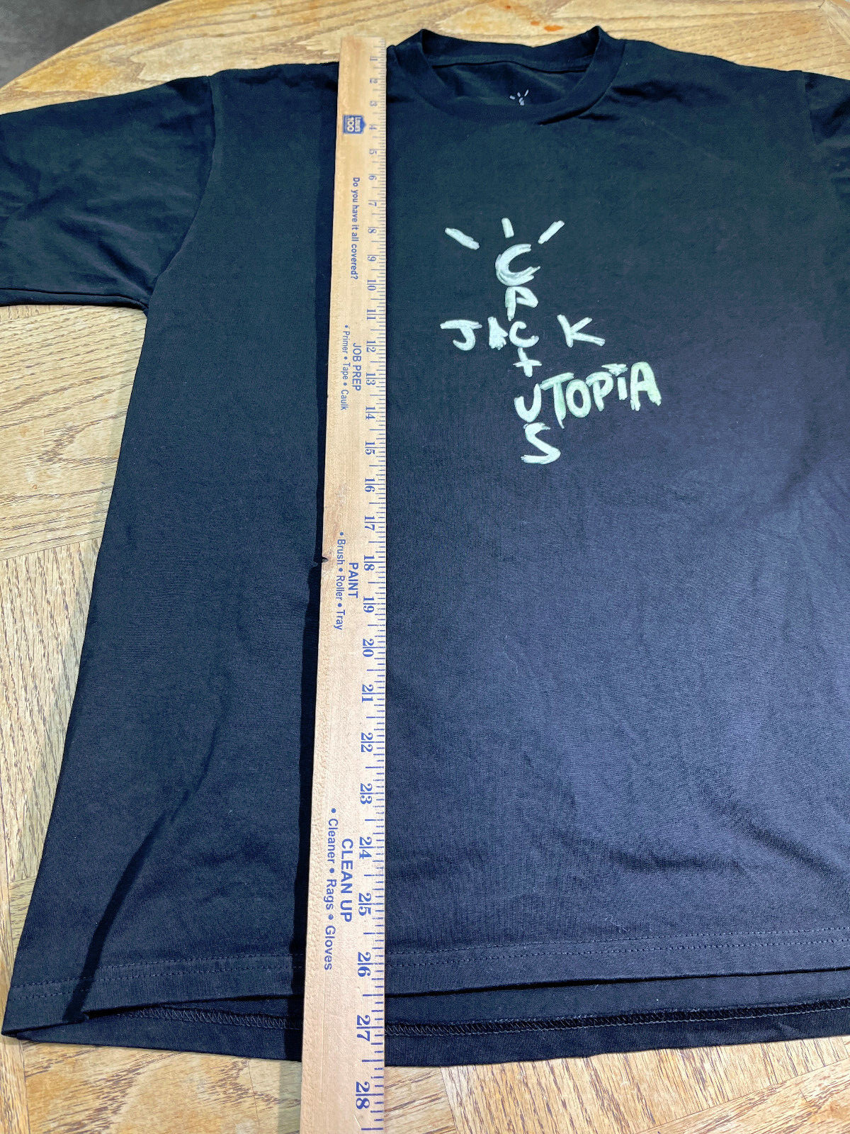 Travis Scott Cactus Jack Utopia Heavy Black T-Shirt Size Large EUC