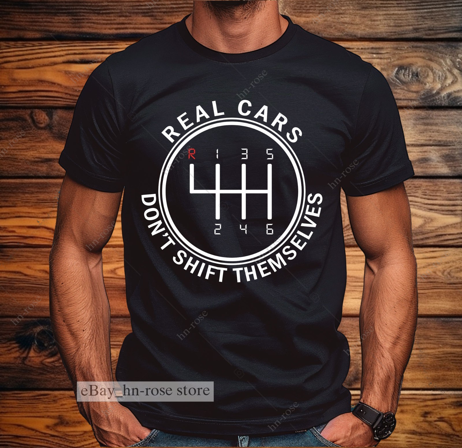 Funny Manual Transmission T-shirt Stick Shift Car Guy Gifts Gearhead Racing Tee