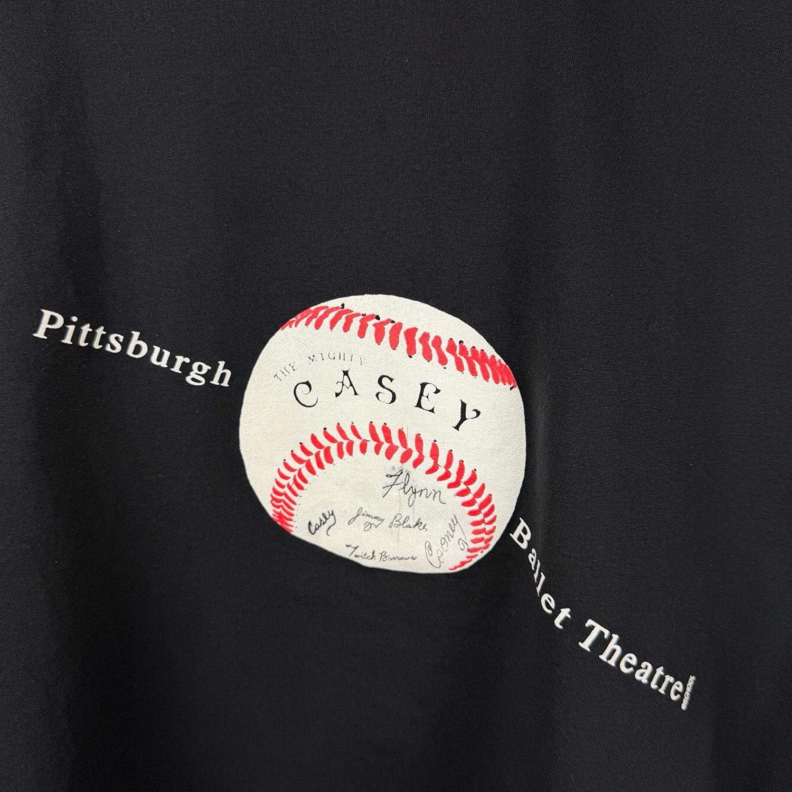 Vintage 90s Pittsburgh Ballet Theatre Casey Drama Graphic Shirt Size 2XL