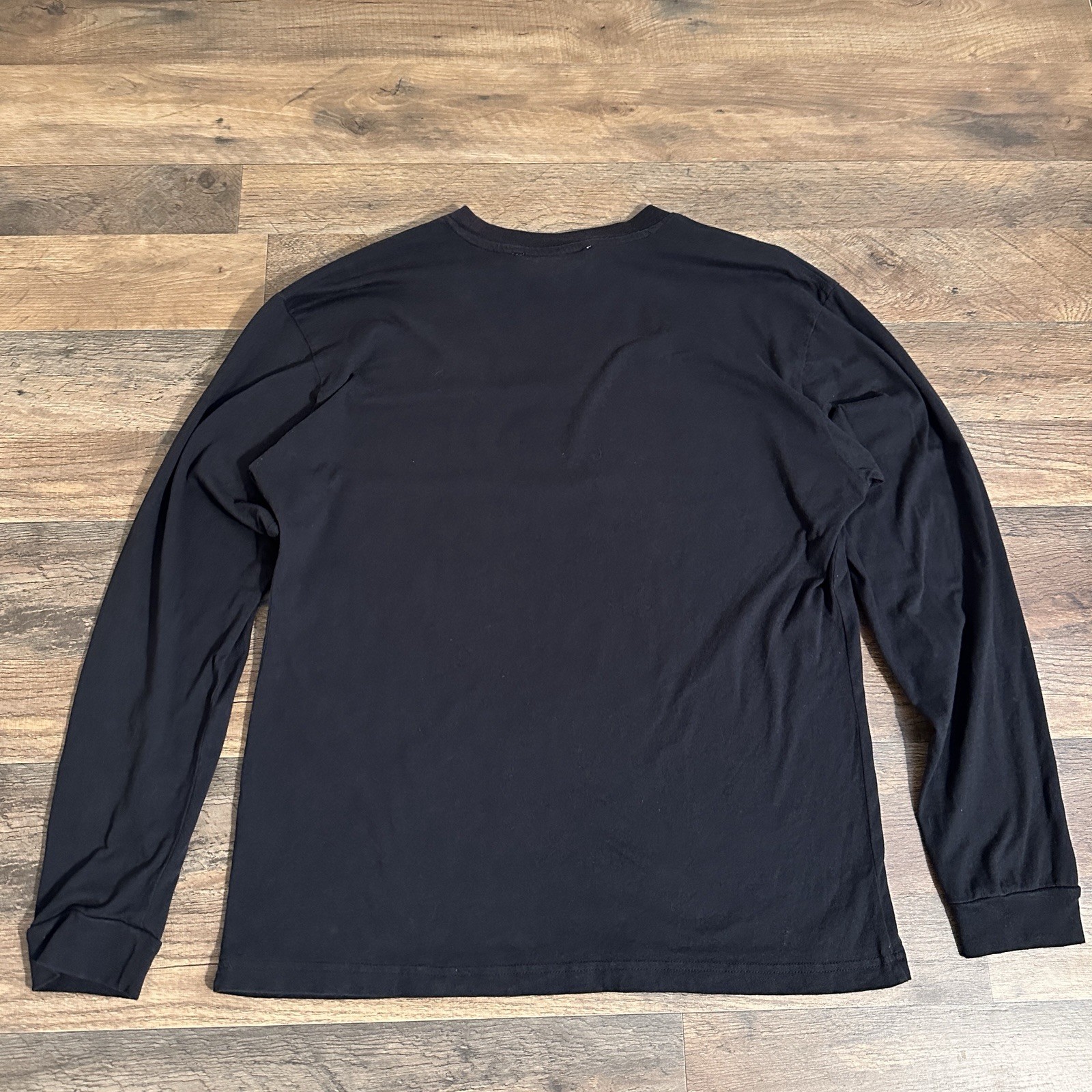 PLAYBOY by PacSun T-Shirt Mens Medium Black w/Red Logo Long Sleeve Casual Soft