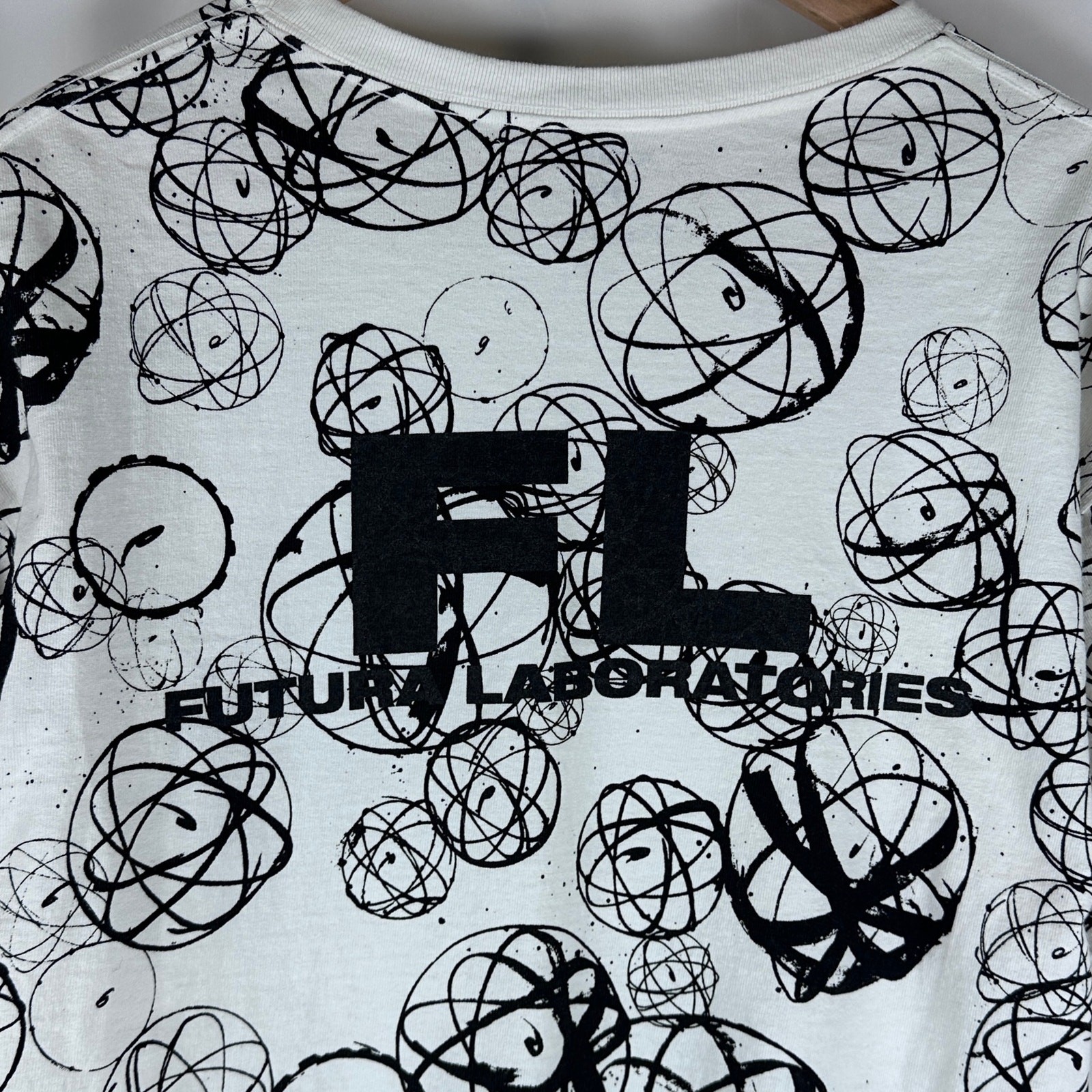 READYMADE Japan x Futura Laboratories x Transfer White Tee All Over Print Size L