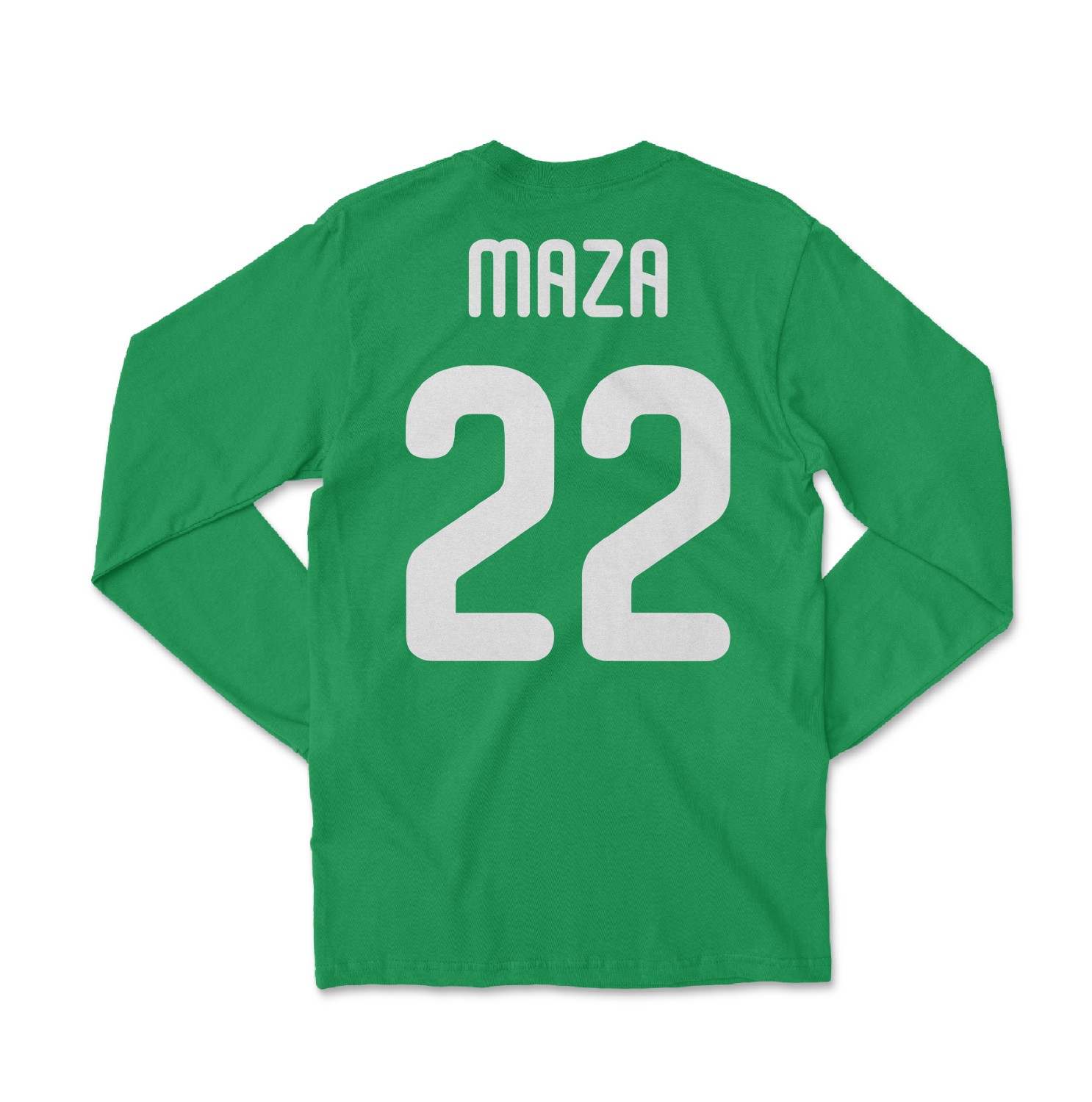 Algeria 2026 Soccer Maza 22 Jersey-Style Long Sleeve T-Shirt