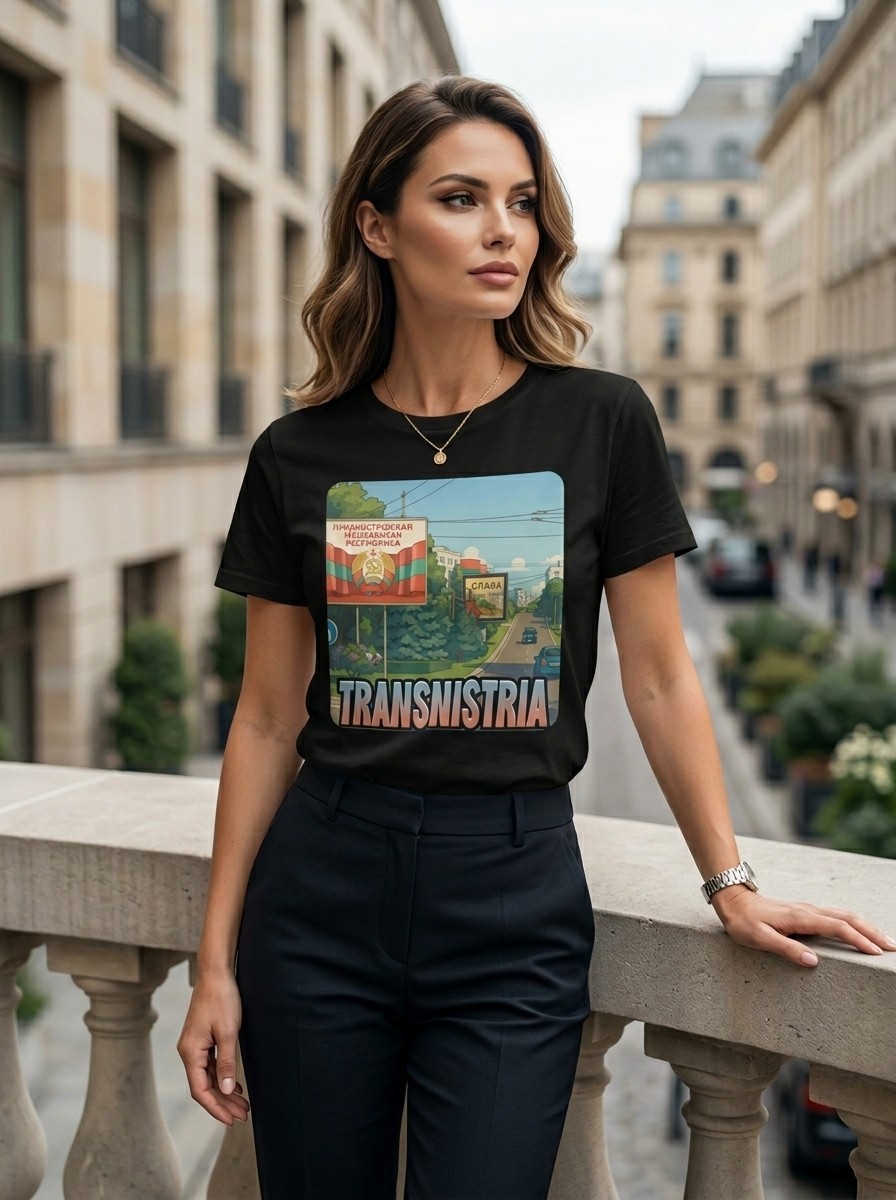 Transnistria – Europe Design 1 – Unisex Short Sleeve T-Shirt