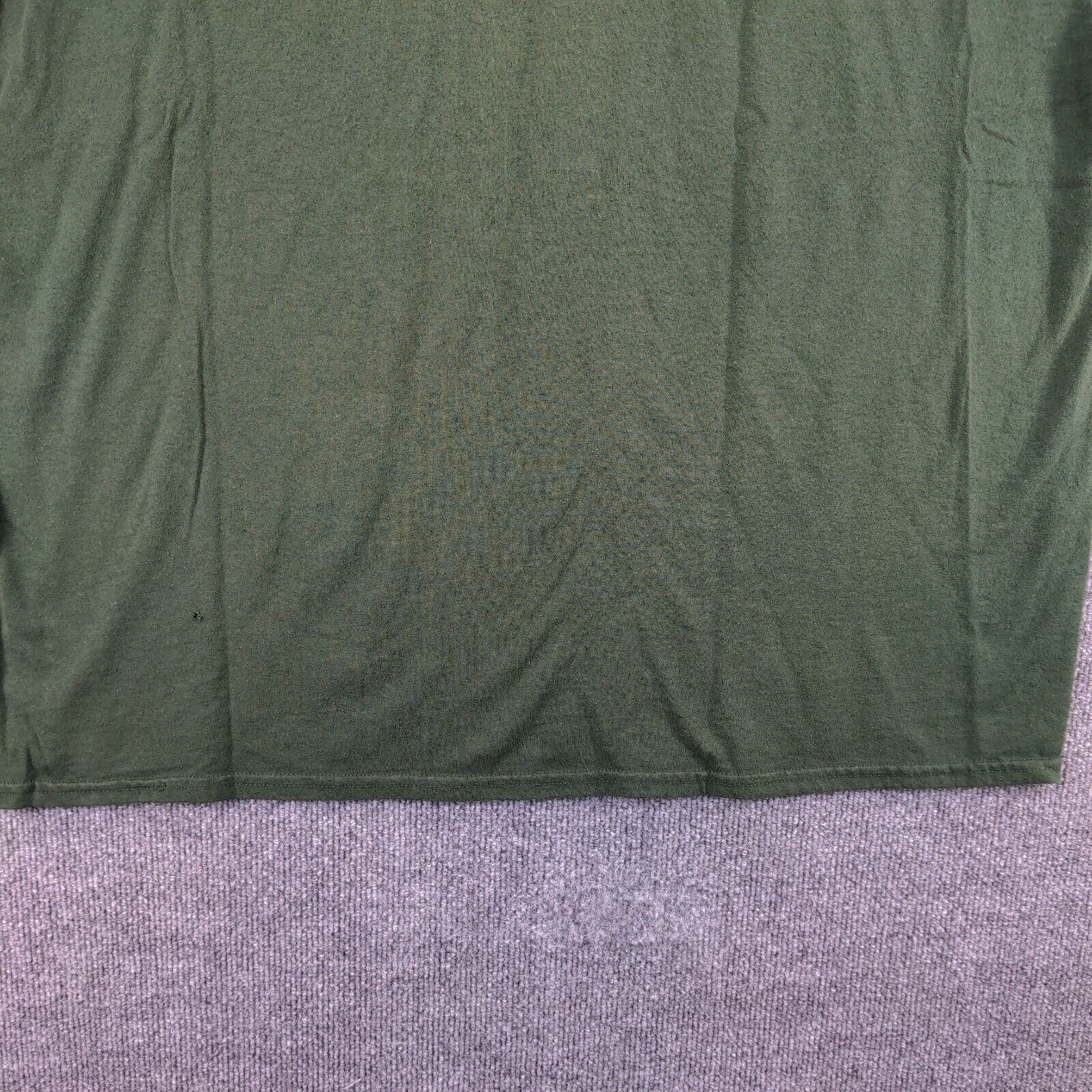 Gildan Mens Co-Alliance Logo T-Shirt Green 3XL Crew Neck Polycotton Dry Blend