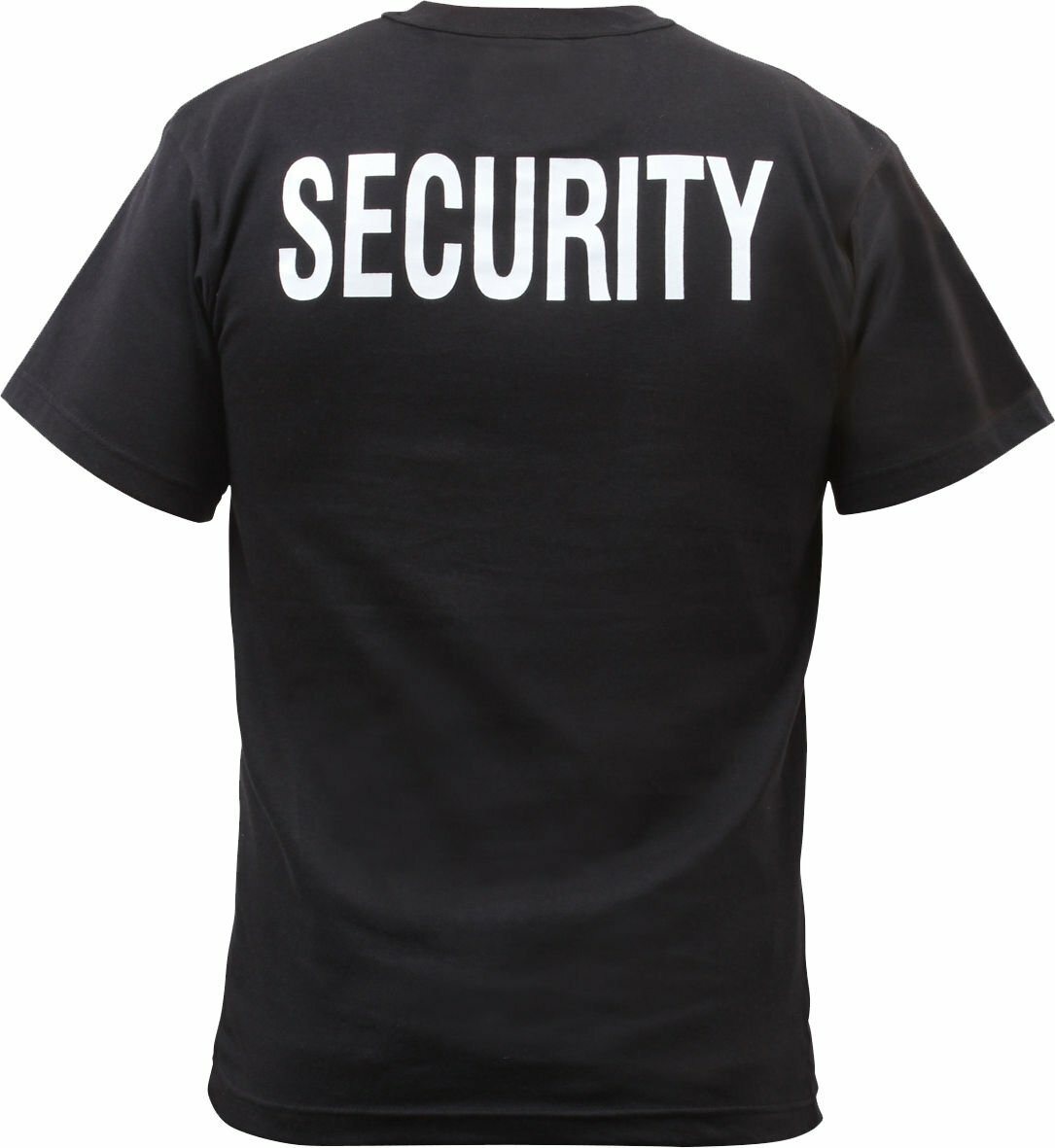 Security Double Sided T-Shirt Black & White Official Issue Officer Bouncer Event