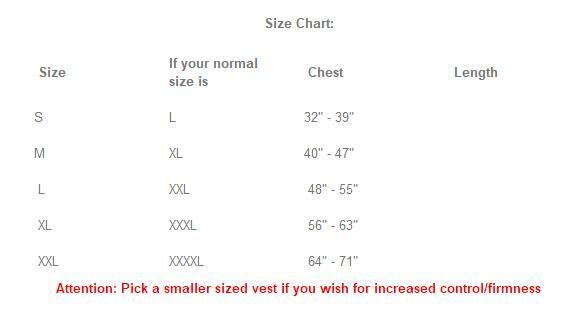 Men Slimming Body Shaper Gynecomastia T-shirt Posture Corrector Vest Compression