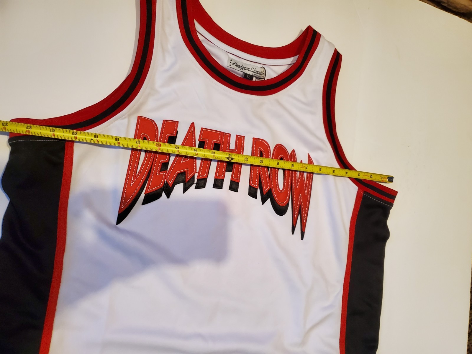 Death Row Records Basketball Jersey Mens XL HGC 1991 NWT