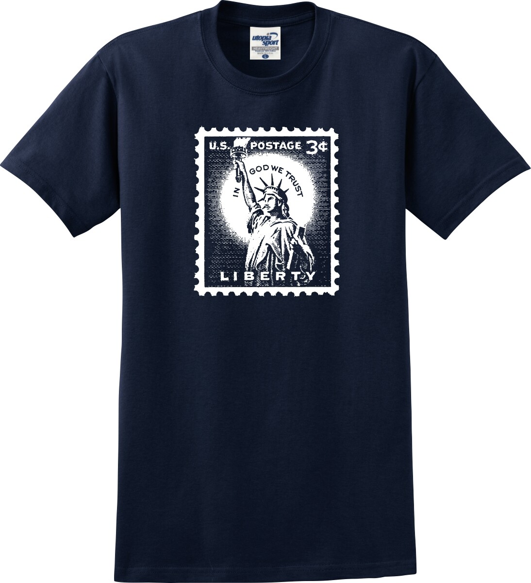 Post Office Statue of Liberty Stamp Unisex T-Shirt (S-5X)