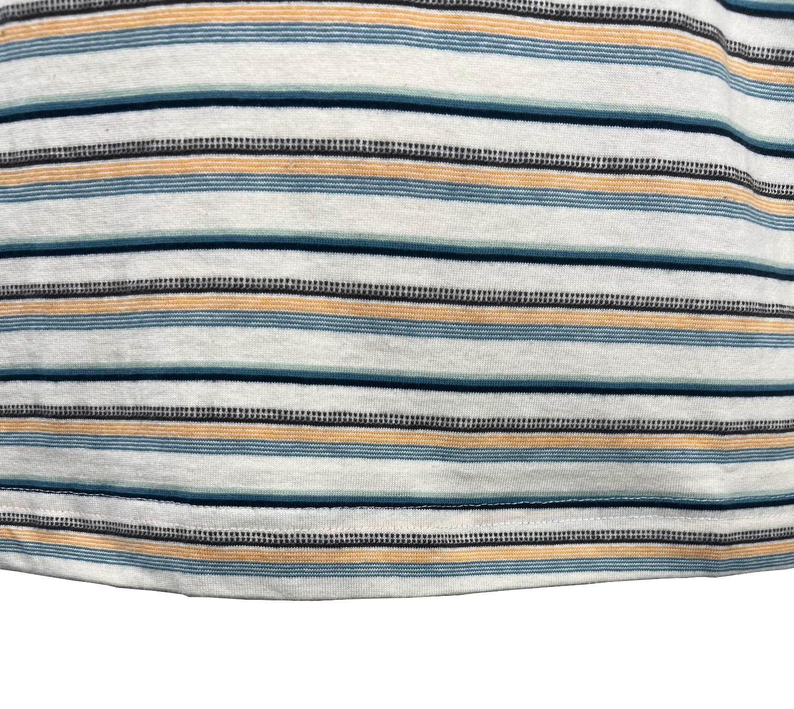 Billabong Men’s Cream T-Shirt Horizontal Striped Baxter Tee S/S (S17)