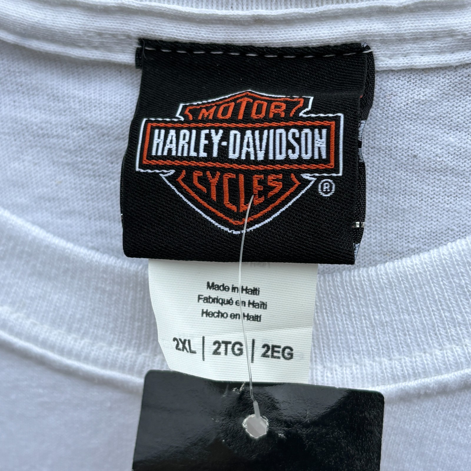 Harley-Davidson Men’s 2XL White 115th Anniversary T-Shirt Oconomowoc, WI