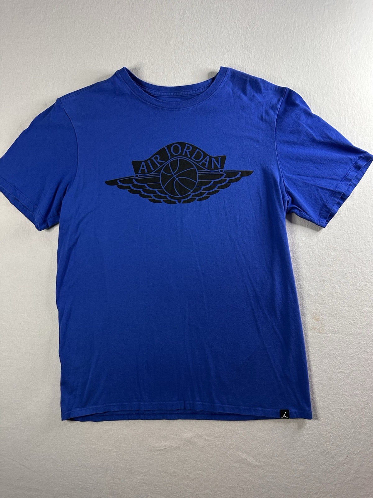 Jordan Air Jordan Wings Shirt Mens L Blue Graphic Tee Basketball Streetwear