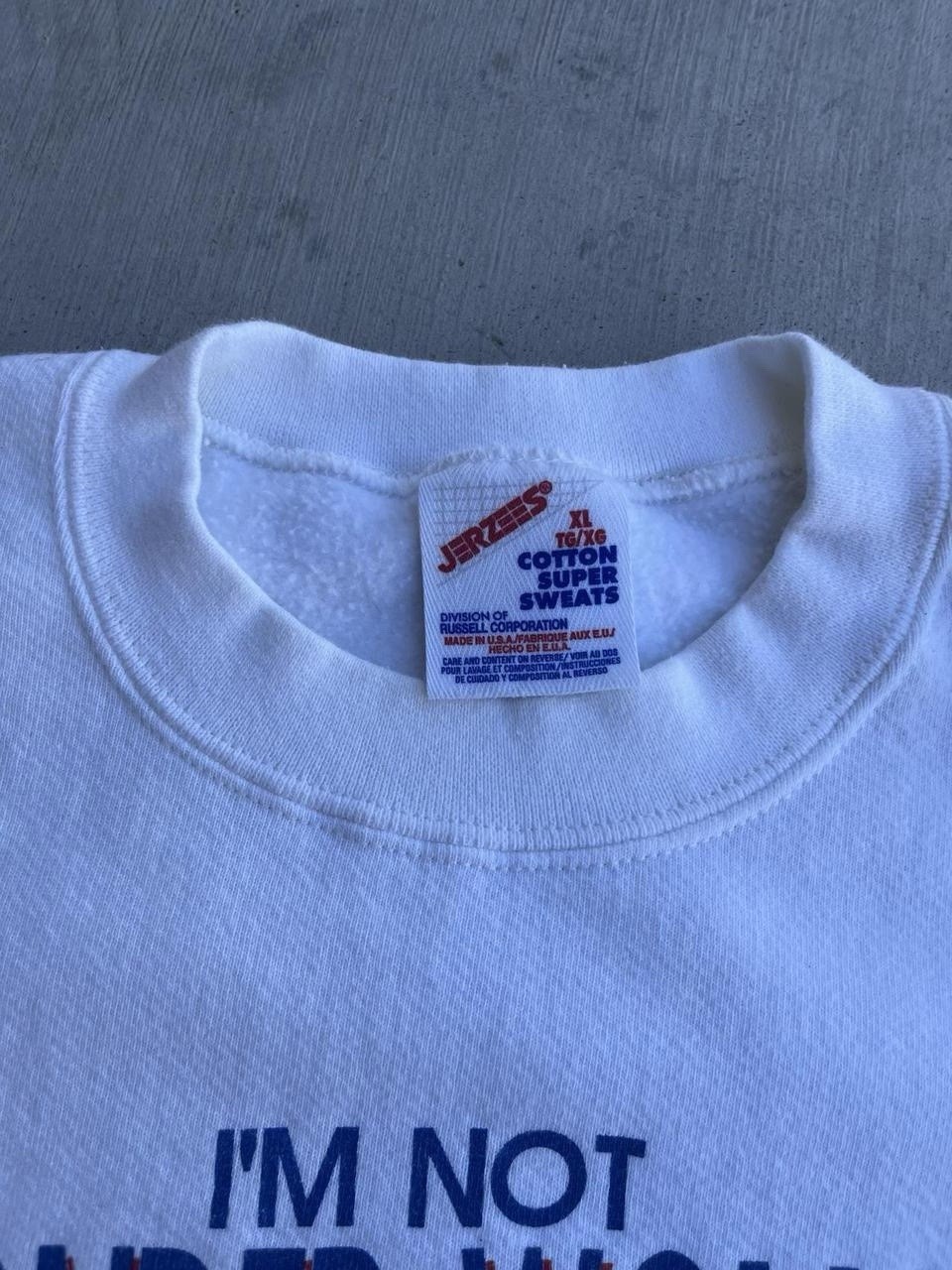 90’s I’m Not Wonder Woman I’m Wonderful I Don’t Do List White Crewneck