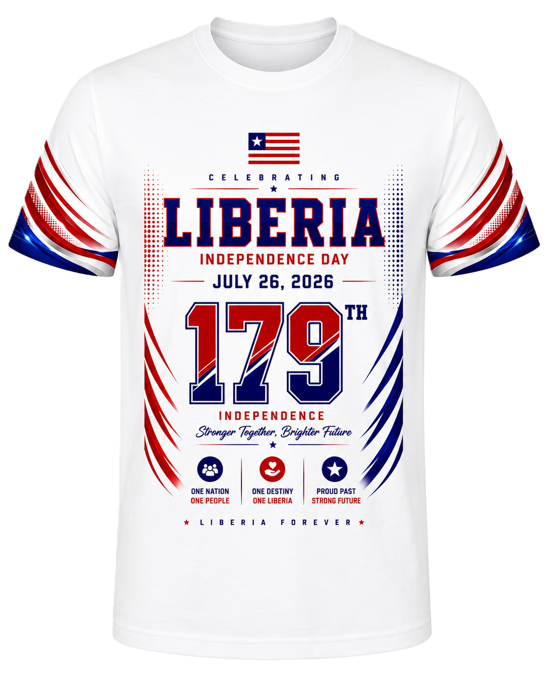 LIBERIA INDEPENDENCE DAY APPAREL SET