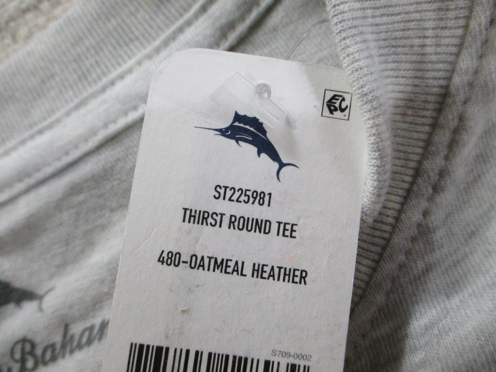 Tommy Bahama Men Beer Shirt Medium Gray Football Thirst Round Draft Crew Tee New