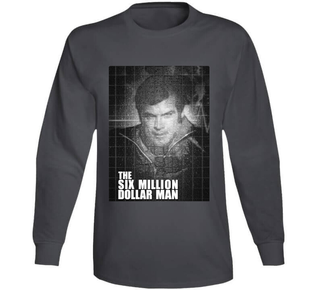 Six Million Dollar Man Lee Majors 70s Classic Tv T Shirt