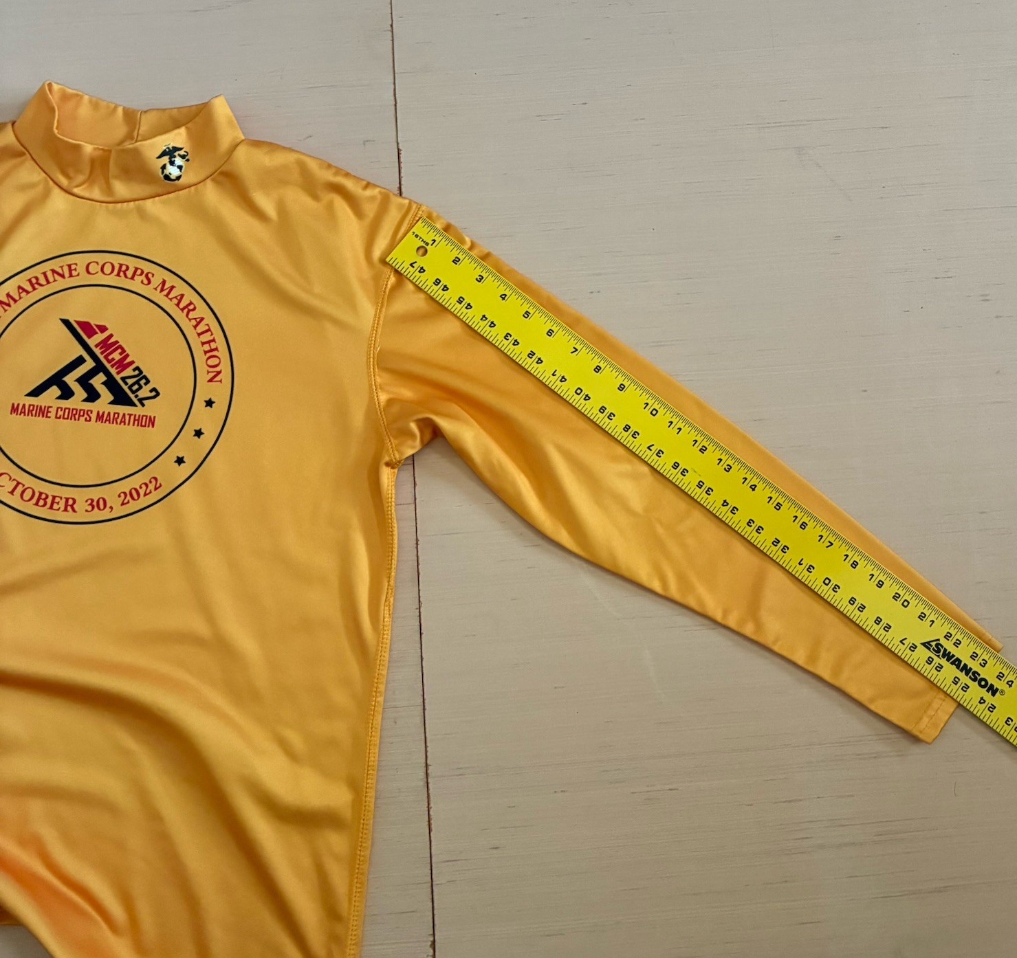 USMC Size M 47TH Marine Corps Marathon October 30, 2022 Long Sleeve T-Shirt